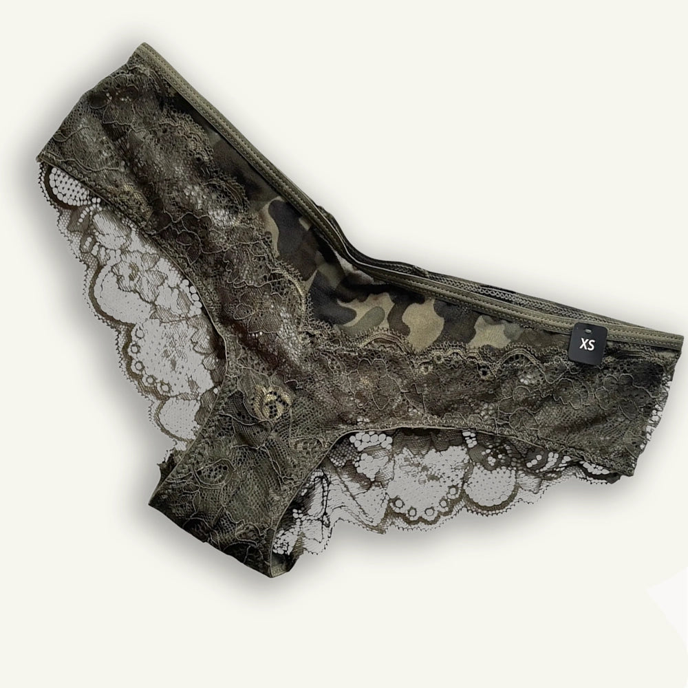Culotte Camouflage & Dentelle – Désarmante Tentation