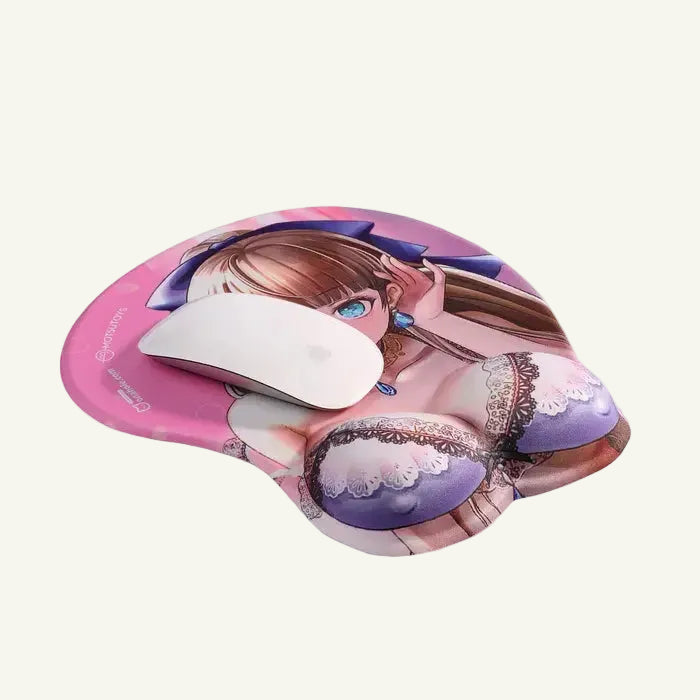 Tapis de Souris Aska Mai – Courbes Tentatrices, Confort Délicieux
