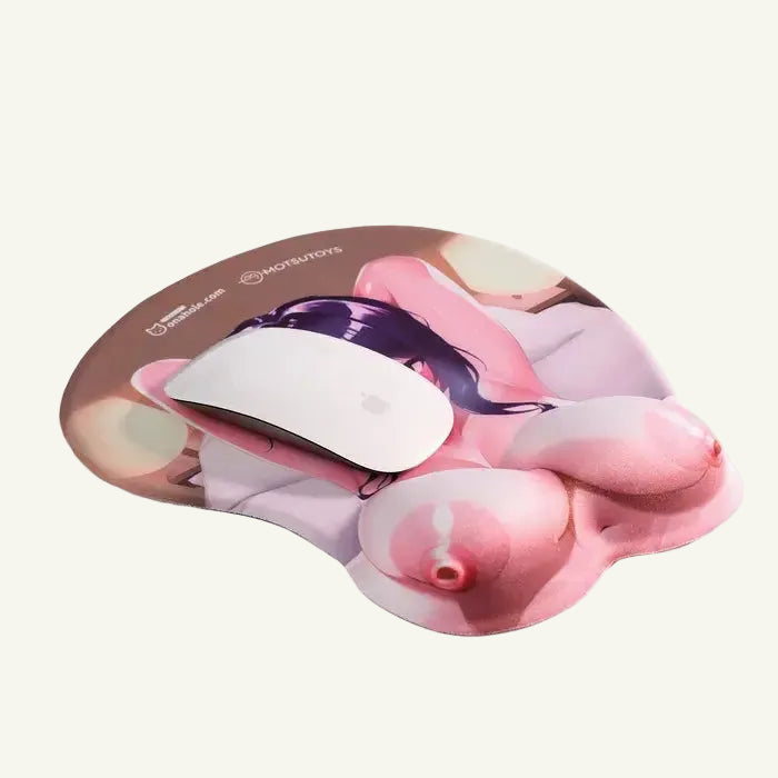 Tapis de Souris Nipple F – Tétons Affolants, Désirs au Bout des Doigts