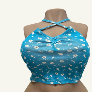 Top Azul – Flor de Verano Audaz
