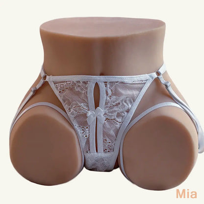 Culotte Harnais Dentelle Blanche – Ouverture Frontale