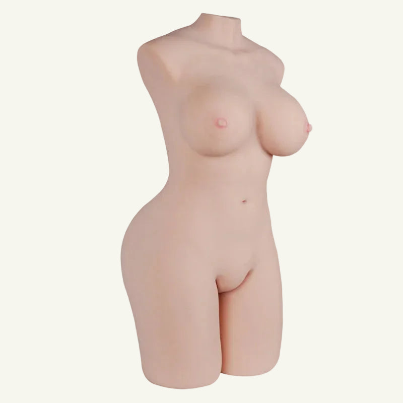 Morgpie fair pornstar lifelike sexdoll naked side