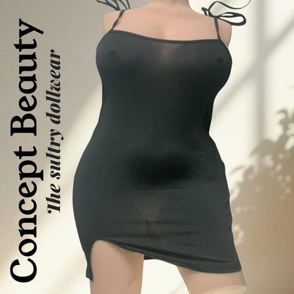 Robe noire moulante – Dark Temptation