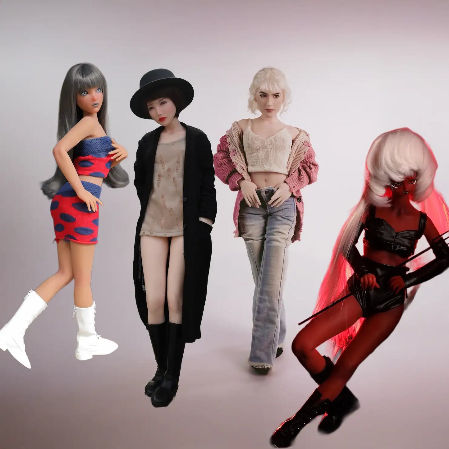 Si60s série - Minidoll siliconne à petits seins