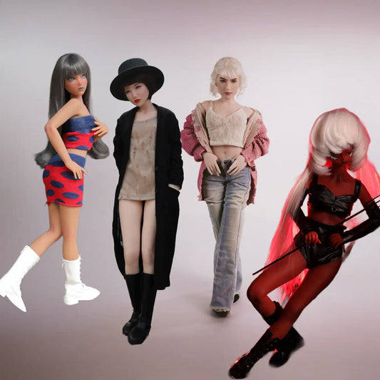 Si60s-Serie – Silikon-Minipuppe mit kleinen Brüsten