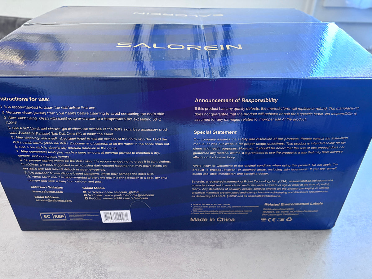 Sabrina ausgepackt – eine Puppe von Salorein doll review packaging 3