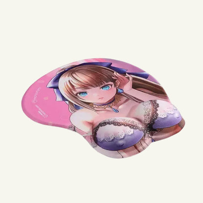 Tapis de Souris Aska Mai – Courbes Tentatrices, Confort Délicieux