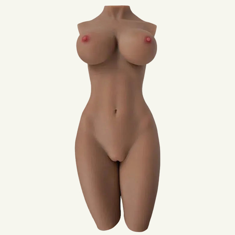 aurora 2.0 wheat anime sex doll with slim body obverse show naked