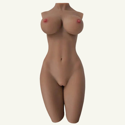 aurora 2.0 wheat anime sex doll with slim body obverse show naked