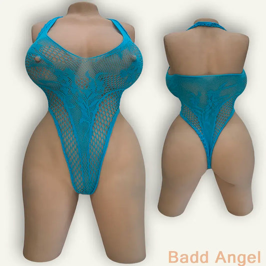 Blue Knit Bodysuit – Captivating Mystery