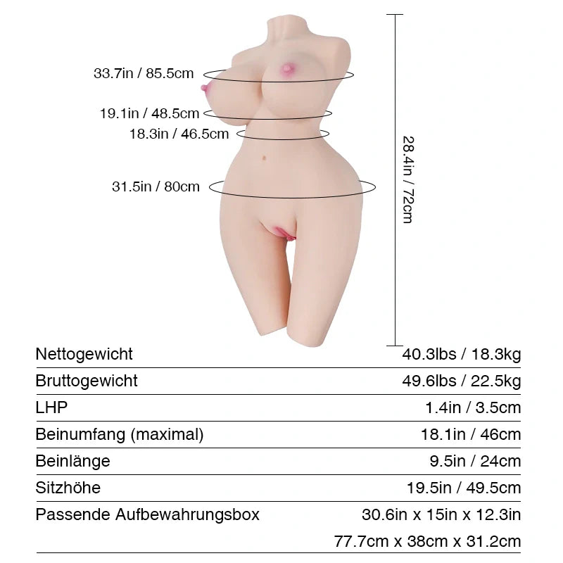 monica best hentai sexdoll torso for breast fun sexy curves size chart