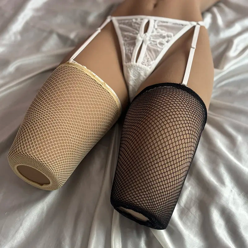 Black fishnet stockings / Top for mini doll – Basic