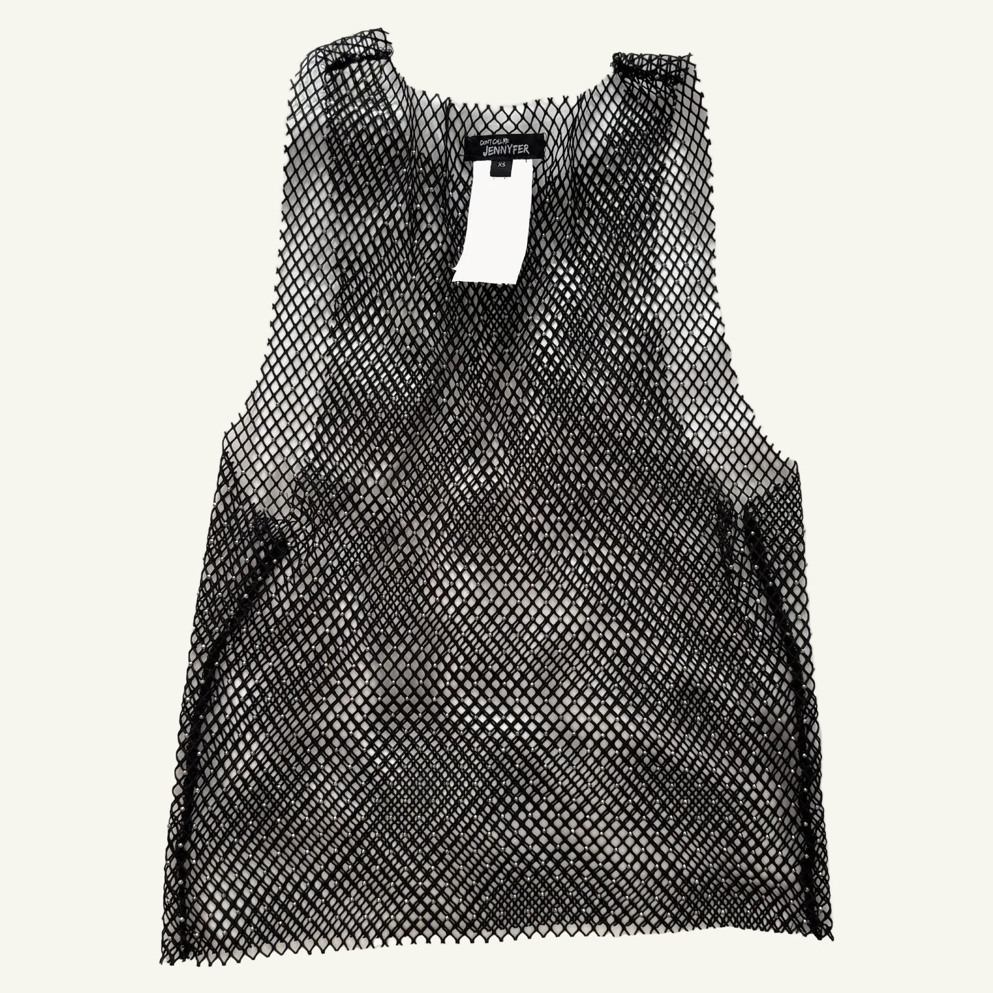  top black fishnet lingerie