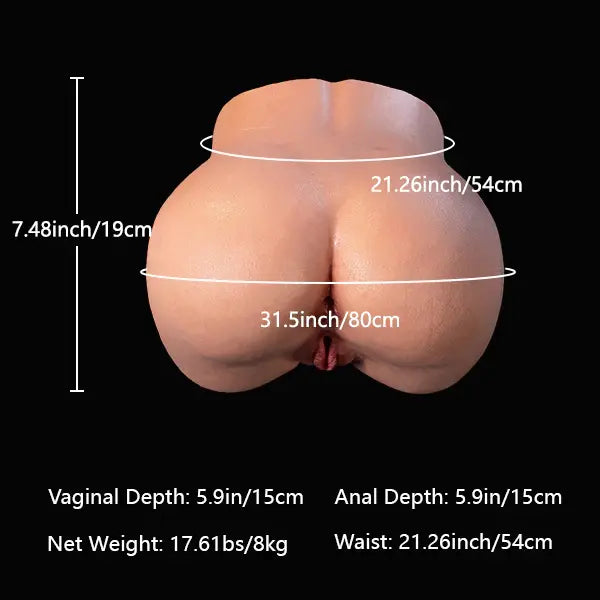 YL-38 Sofia – Silicone Butt Masturbator Réaliste 8 kg
