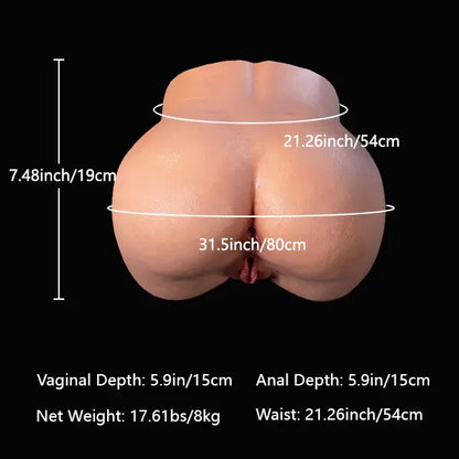 YL-38 Sofia – Silicone Butt Masturbator Réaliste 8 kg